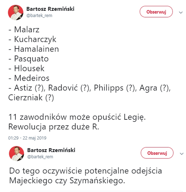 DŁUGA LISTA zawodników, którzy mogą odejść z Legii!